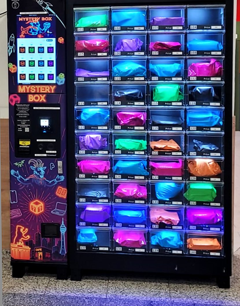 Goldmann Fächer-Automat mit Mystery Boxen